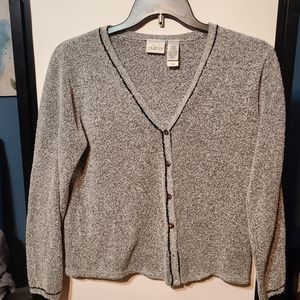 Womens Large Sweater Cardigan Villager